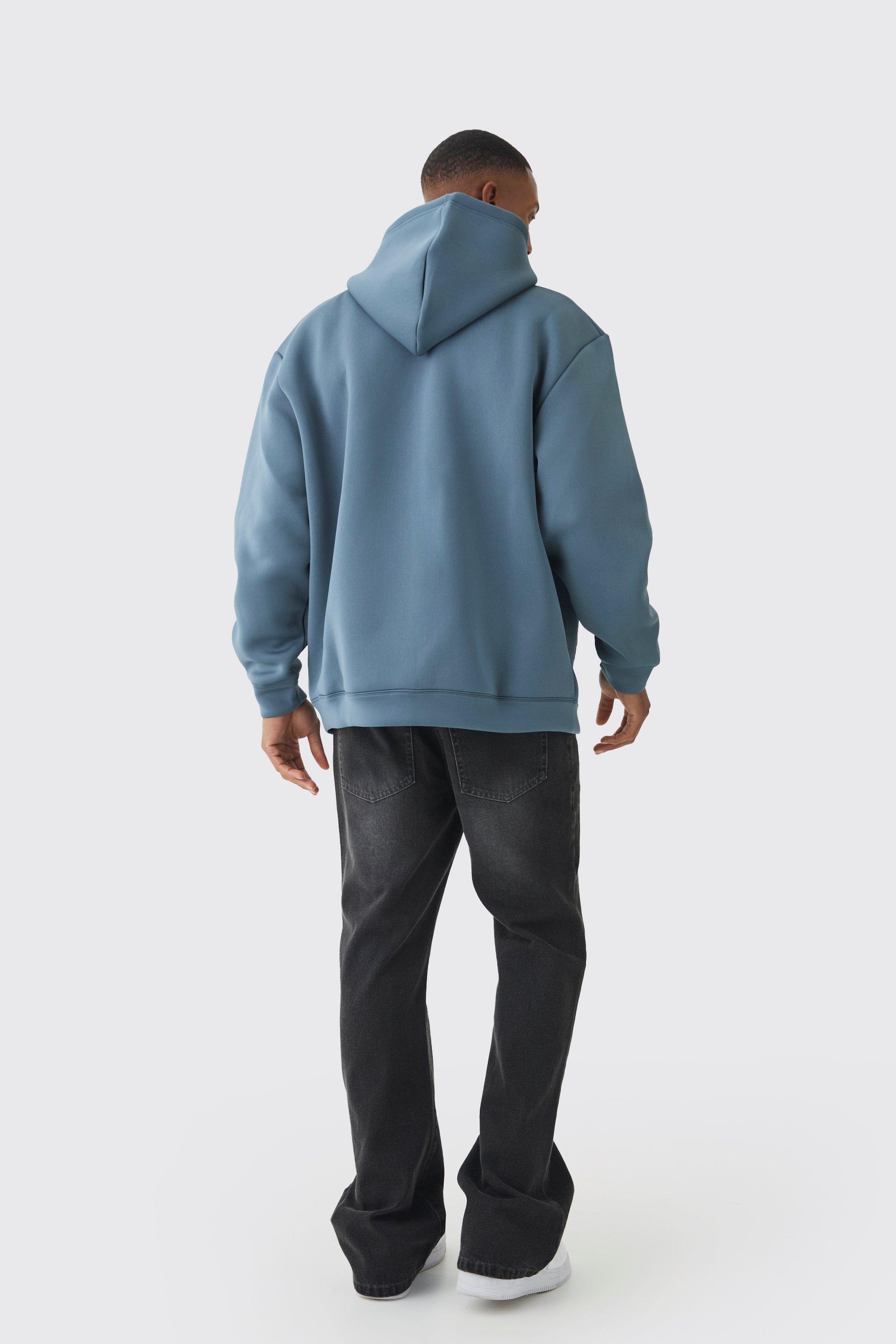 Oversized zip hoodie online men